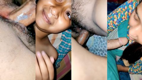 Desi GF BJ Creamy Pussy Fucking