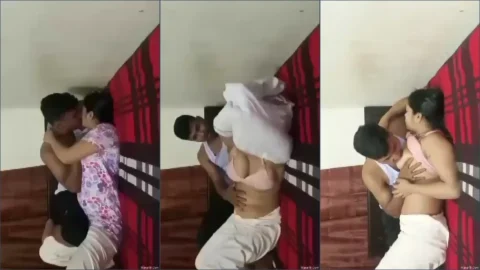 Desi aunty seduced by devar boobs sucking then hard fucking