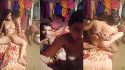 Beautiful village bhabhi having with husband