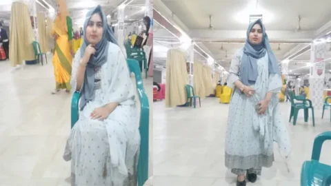 Innocent Looking Hijabi Babe - Showing Asshole Masturbating
