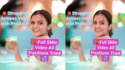 Desi Struggling Actress - Director All Positions Hard