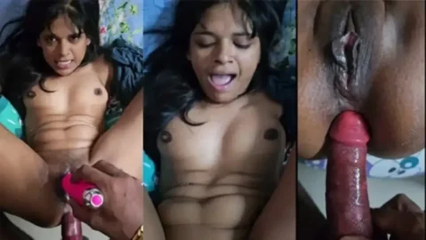Desi Babes Secret Hot Night Double Hole Filled Romance MMS Porn
