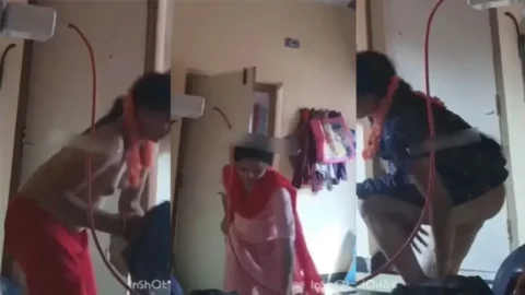Bhabhi Ka Secret Garam Kapde Badalte Pal MMS Porn